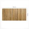 Vinyl Protective Mat for Workstation Bamboo Pattern 100X50 Cm