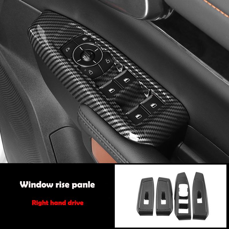 LHD RHD For Ford Ranger Wildtrak T9 2024 cenet conlose gear shift panle steering wheel ACvent readlamp armrest cover