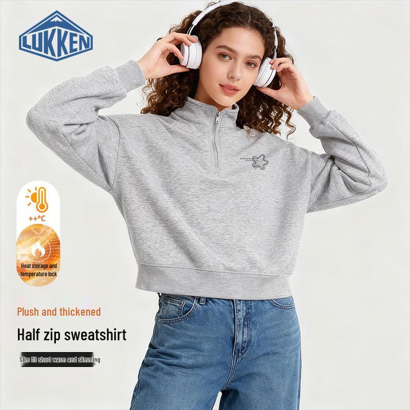 

LUKKEN Men s Stand Collar Loose Fit Hoodie 2XL