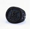 New Personality Angel Seal Ring 316L Stainless Steel Men'S Ring