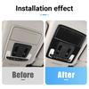 For Honda CR-V 6th Gen  2024 2025 CRV Hybrid ABS Car Front Reading Light Cover Trim Frame Sticker Interior Accessories