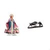 Nativity Scene Sculpture Resin Ornament Tabletop Statue Acrylic Standing Figurine Modern Posture
