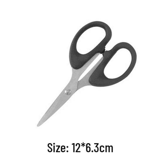 Portable Stainless Steel Scissors for Office, Household, Children's Crafts, and Kitchen Use