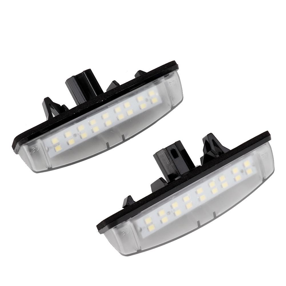 2 ks Auto LED světlo SPZ 12V SMD Lampa SPZ Vhodné pro TOYOTA Camry Ls430