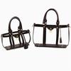Hollow Tote Bag Messenger Bag Set with Shoulder Strap PU Encasement for Handbag Crossbody Shoulder Bag DIY Accessories