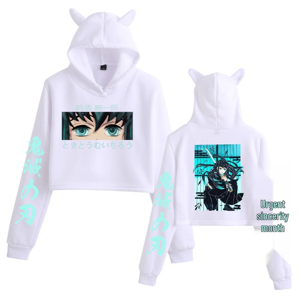 Demon Slayer Anime-Inspired Trendy Academy Style Casual Hoodie