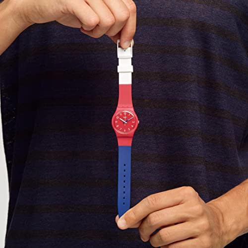 Swatch COLORE BLOCCO BIG BOLD SO28R112 Watch, Red
