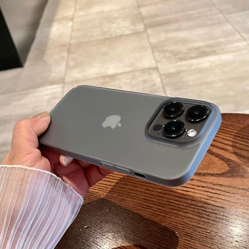 Luxuriöse transparente matte Handyhülle für iPhone 15 14 13 12 11 Pro Max Plus Ultradünne klare stoßfeste Bumper-Abdeckung