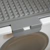 Cat Litter Box, 2-Way Cat Litter Box, incl. Litter Scoop, White + Grey
