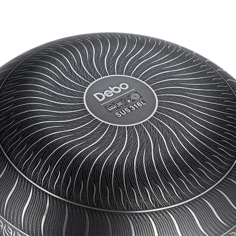 Debo 316 Edelstahl Waben-Wok