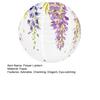 Flower Lantern Purple Wisteria Flower Hanging Decoration Floral Paper Round Lantern for Spring Tea Party Bridal Shower Birthday Decor