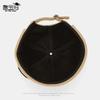 Retro Melon Fur Hat Yuppie Personalized Landlord Hat Embroidered Letters Neutral Couple Autumn and Winter Warm Hat