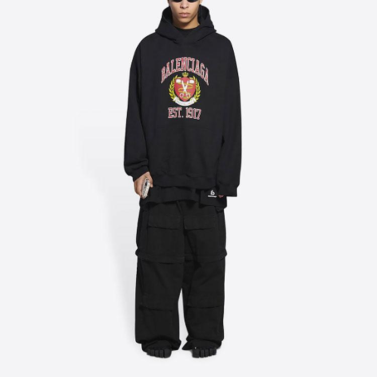 Balenciaga College Wide Fit Hoodie 674986TLV901076
