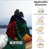 Custom Name Flamengo Crest Artwork Blanket Lightweight Ideal Bedding Blanket Perfect for Travel, Camping, Living Rooms, Sofas, Christmas gift