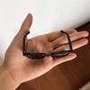 Mini-Spielzeugpuppe Halbrahmenbrille Gesichtsschmuck 20cm Plüschpuppenkopfbedeckung Puppenzubehör