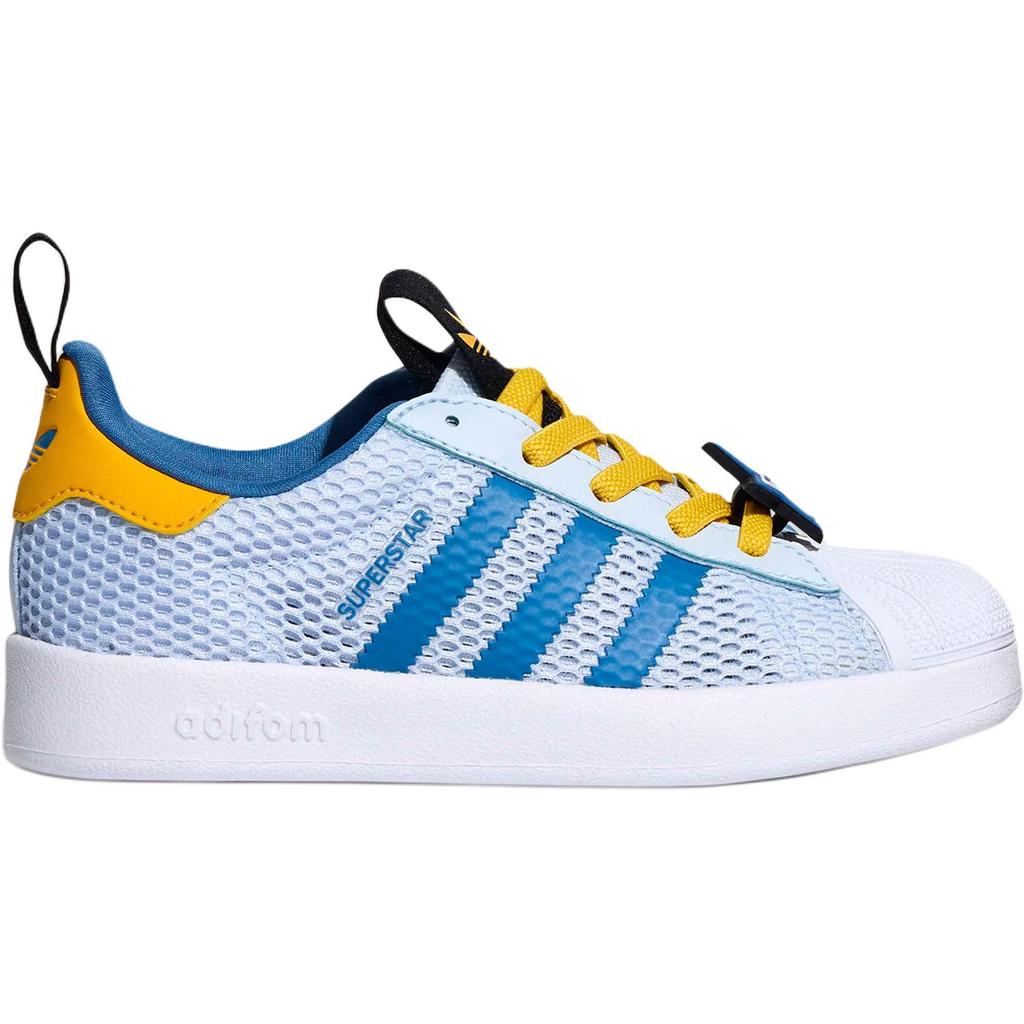 Adidas Originals Superstar 360 Comfortable Fit Low-Top Kids Skate Shoes Kids sneaker Blue White KH5663