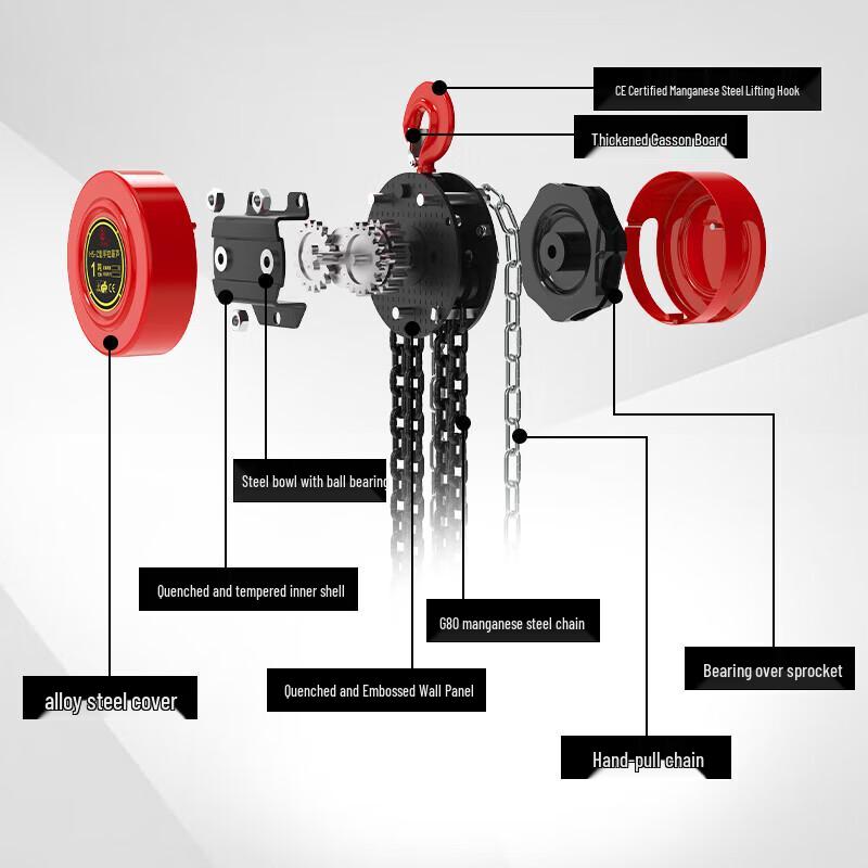 Binghu Heavy-Duty Manual Chain Hoist