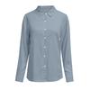 Camicette da Lavoro da Donna Bluse Casual con Scollo a V Top Camicia Manica Lunga Bottoni Leggera Colore Camicette Casual da Lavoro