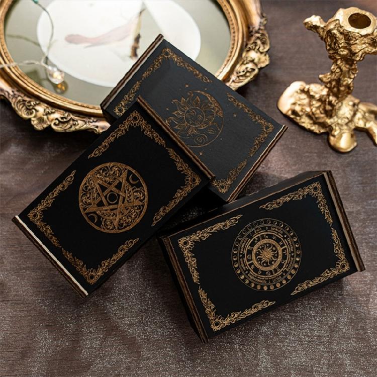 Tarots Card Case Holder Wood Tarots Card Box Tarots Deck Holder Container Game Tarots Deck Card Organizers Storage Box