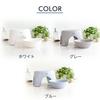 Asvel Emile Bath Stool, Breathable, Comfortable Seat, 20cm, White, Hygienic, A5300