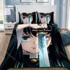 Demon Slayer Muichiro tokito Husă de Plapumă Față de Pernă Set de Lenjerie de Pat Adult Băiat Fată Decor Dormitor Cadou Copii Mărime Single