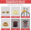 14 In 1 Faucet and Sink Wrench   Multifunctional Plumbing Wrench for Bathrooms Toilets Kitchens Sinks
