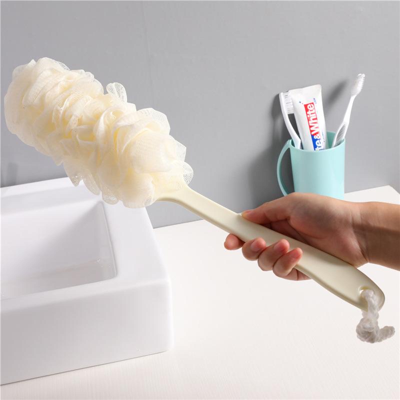 Large Long Handle Bath Rub Bath Bath Ball Flower, Bathroom Bath Brush Bath Rub Bath Brush Bath Rub Back with Lanyard