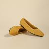 Fashion Spring 2025 New Flat Solid Color Shallow Shoes Women's Knitted Comfort Female Ballet Flats Casual Shoes Women Zapatos De Mujer