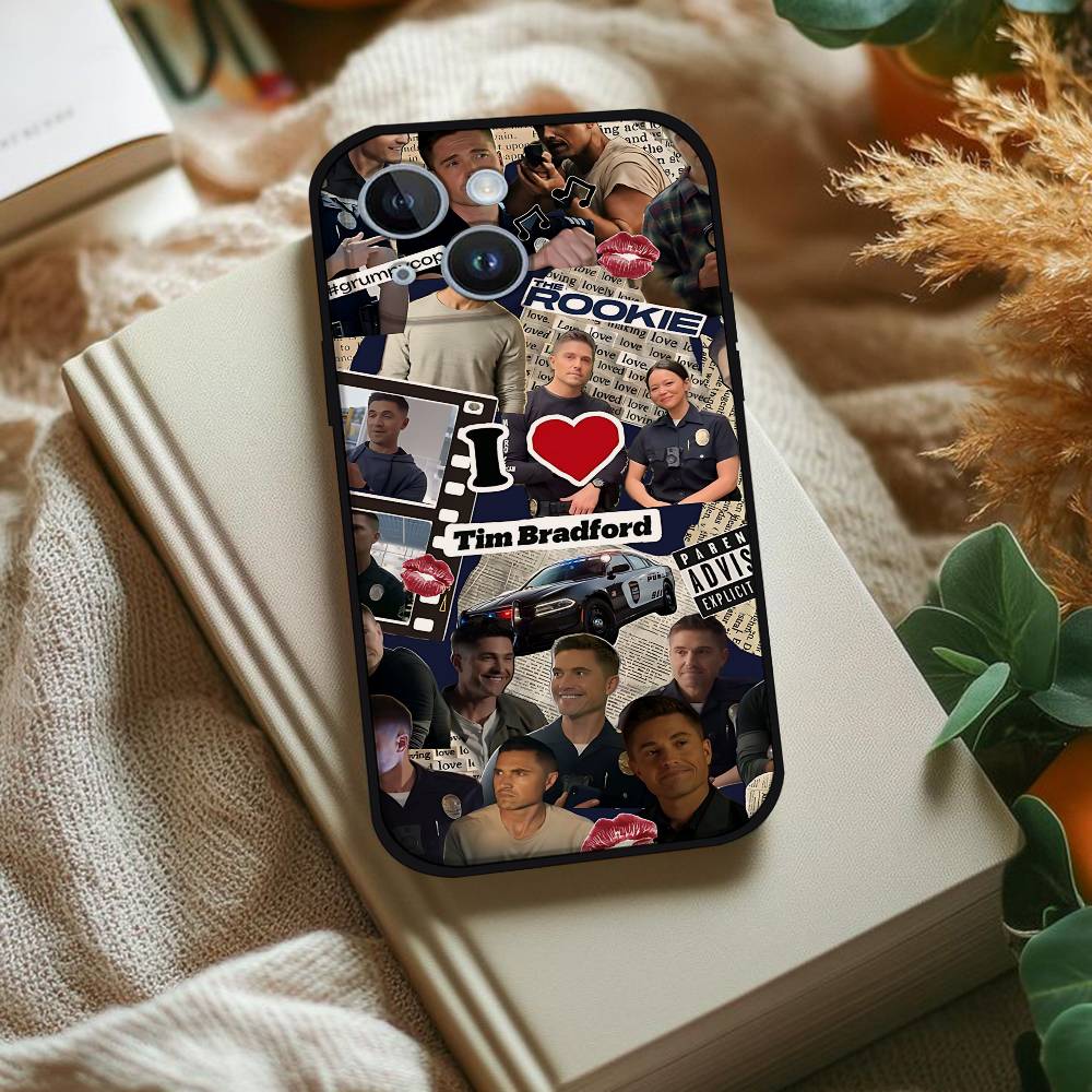Tim B-Bradford Rookied Phone Case For IPhone 1716 15 14 13 Pro Max 11 12 Mini X Xs XR Black Silicone Cover