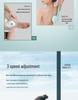 Rechargeable Long-Handle Electric Bath Brush & Vibration Massager