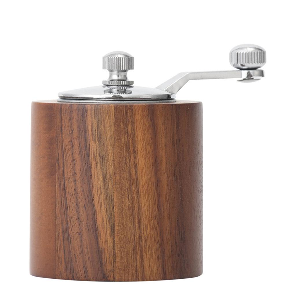 Rustic Wood Manual Grinder Multi Purpose Salt Pepper Mill for Various Spices