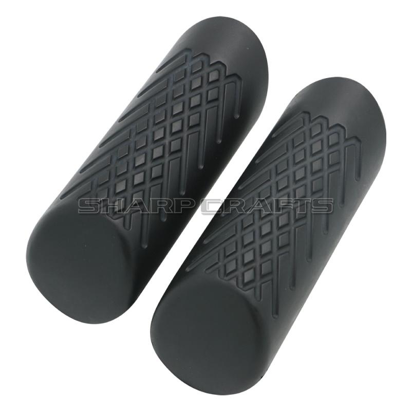 Motorcycle 32mm 1-1/4" Engine Guard Bar Rubber Pegs For Harley Softail Sportster Road King Touring Honda Yamaha Suzuki Kawasaki