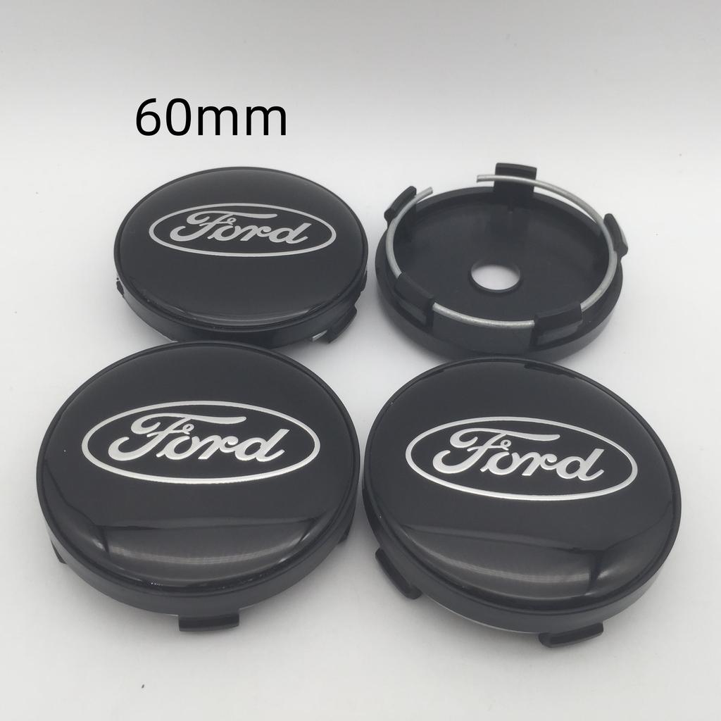 KLYD4 NEW 4pcs 3D for 54mm 56mm 60mm 68mm Ford Car emblem Wheel hub Center Cap Badge covers sticker Decal styling auto Accessories