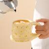Hand Held Ceramic Coffee Cup Girl's Water Cups Large Capacity Mug Breakfast Cup Milk Mug Afternoon Tea Cups Juice Mugs Tea Mugs