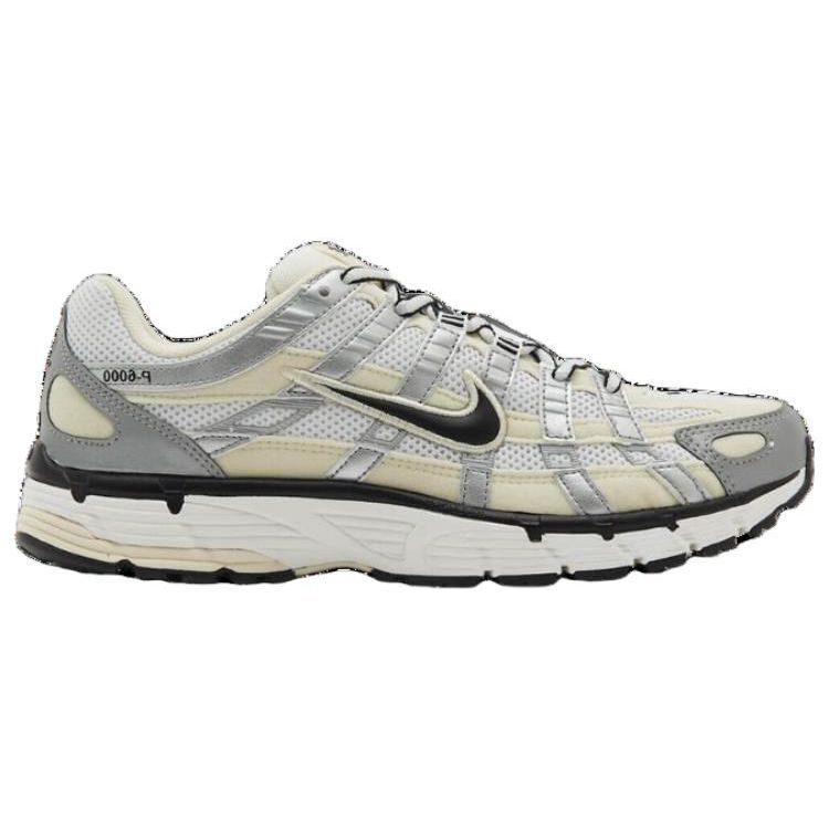 Nike P-6000 Coconut Milk Metallic Silver Women Sneakers Cream Black Summit-White FV6603-100
