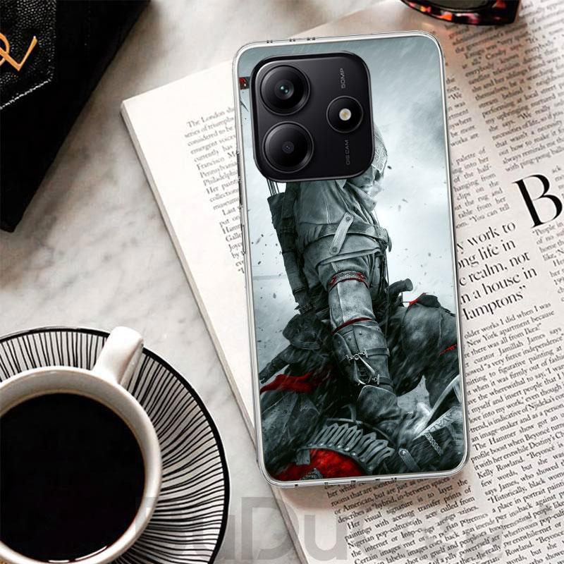 

A-Assassins Game Creed Cover For Xiaomi Redmi Note 14 13 12S 12 11 Pro Plus Phone Case 11S 10S 10 11E 11T + 9S 9 Print Coque Redmi Note 14 4G