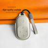 Premium Ceramic Key Shell for 2026 NIO ES8 ET9 - Genuine Leather Cover & Buckle for Men & Women