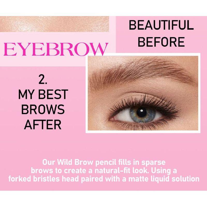 HANDAIYAN - Wild Waterproof Liquid Brow Pen - 5 Colors