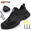 Work Safety Shoes For Men Anti-smash Anti Puncture Safety Boot for Engineers Work Boots Steel Toe Shoes Wear Resistant Work Shoe