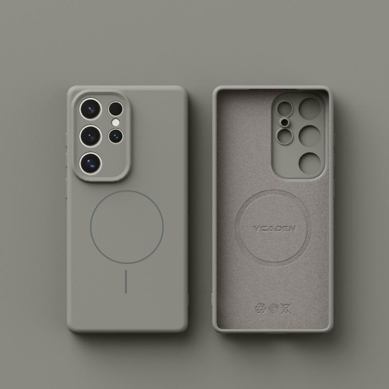 Чохол S25 Ultra Магнітний Для Magsafe Рідкий Силікон М'яка Кришка Телефону Для Samsung Galaxy S26 Ultra S25 S24 S23 S22 Plus Capa