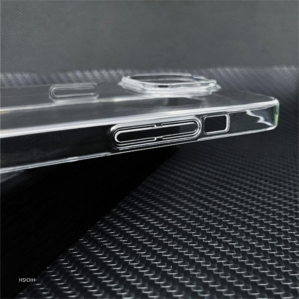 Ultra Clear PC Hard Case for iPhone 11 12 13 14 15 16 Pro17 Max Air Plus Case Slim Transparent Protective Back Cover