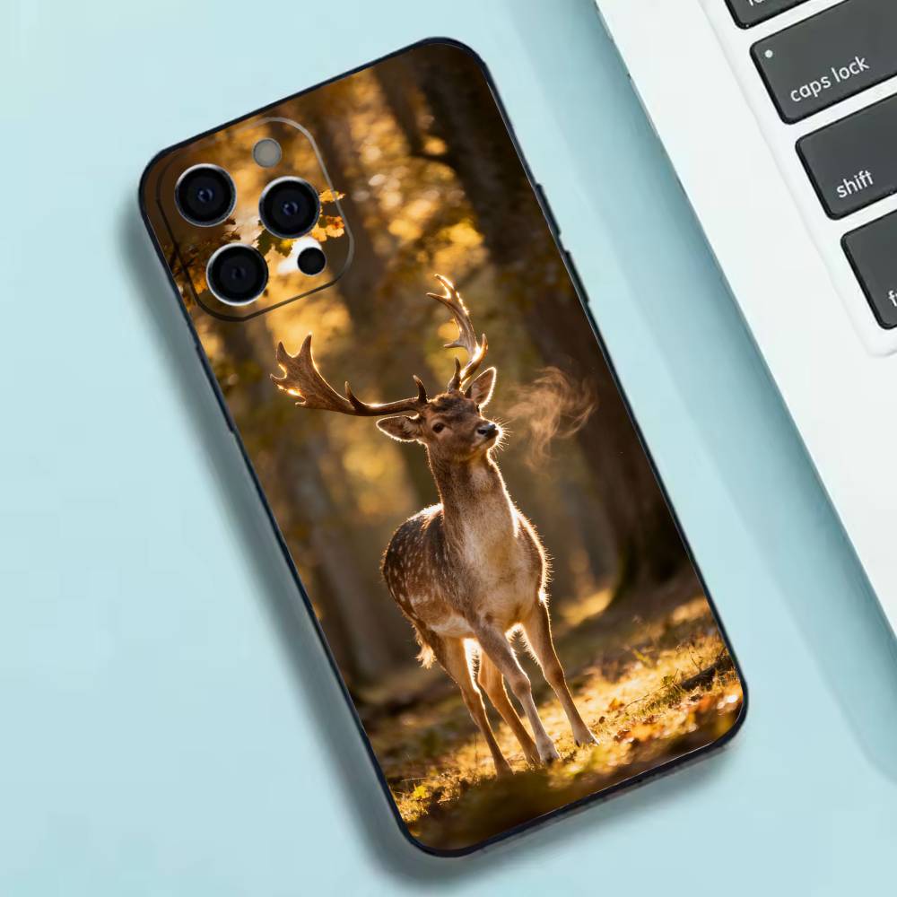 Deer Hunting Phone Case Silicone Soft For IPhone 17 16 15 14 13 12 11 X XR Plus Pro Max Plus