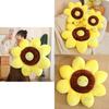 Sunflower Plush Pillow Decorative Cushion Car Backrest Office Chair Backrest Home Sofa Pillow 40cm
