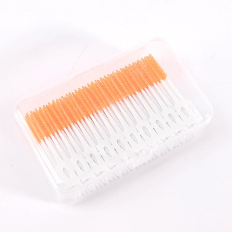 100Pcs/box Dental Floss Stick Tooth Cleaning Interdental Brush Dental Floss Pick Oral Hygiene Care Ultra-Fine Dental Floss Tooth