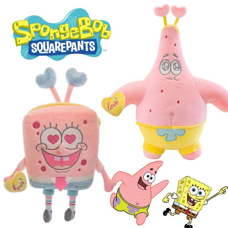 Spongebob And Patrick Plush Dolls For Kids Soft And Cuddly Sleeping Pillows