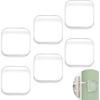 Door Stopper Wall Protector, Wall Shield Bumper Guard from Door Knobs,Sturdy Self Adhesive,Soft and Transparent,Washable Reble Shock Absorbent Gel