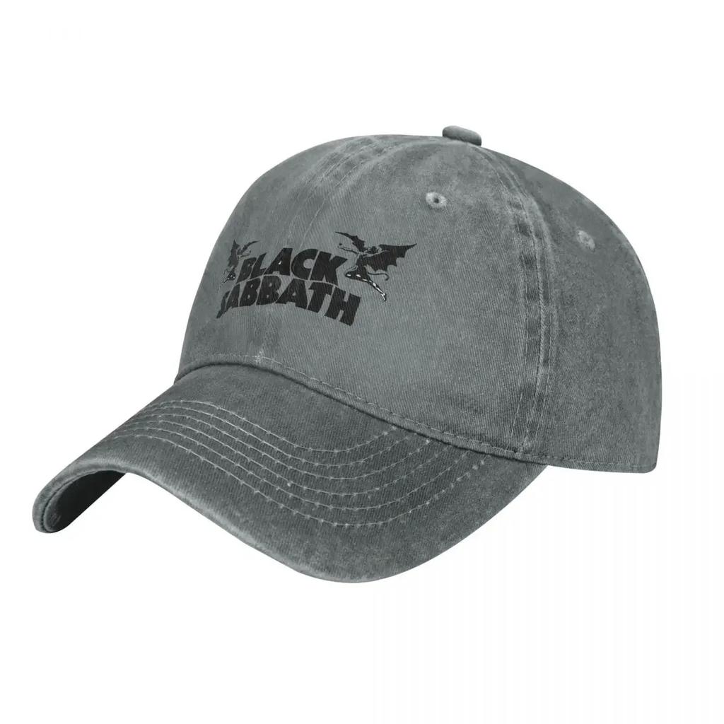 Black Sabbathe Baseball Cap Music Band Rock Breathable Washed Trucker Hat Men Fashion Casual Washed Baseball Caps