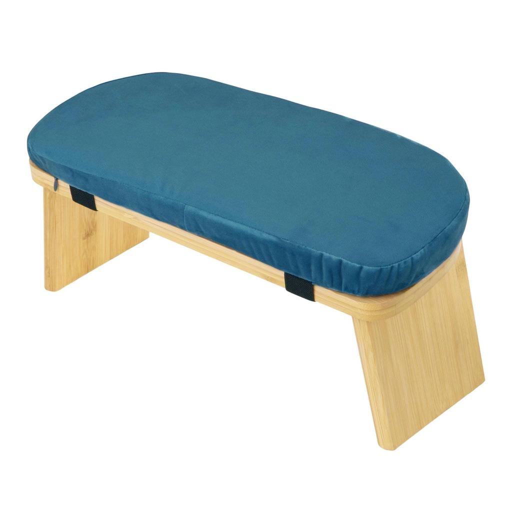 Meditation Bench Prayer with Removable Cushion, Ergonomic, Folding Kneeling Stool Chair