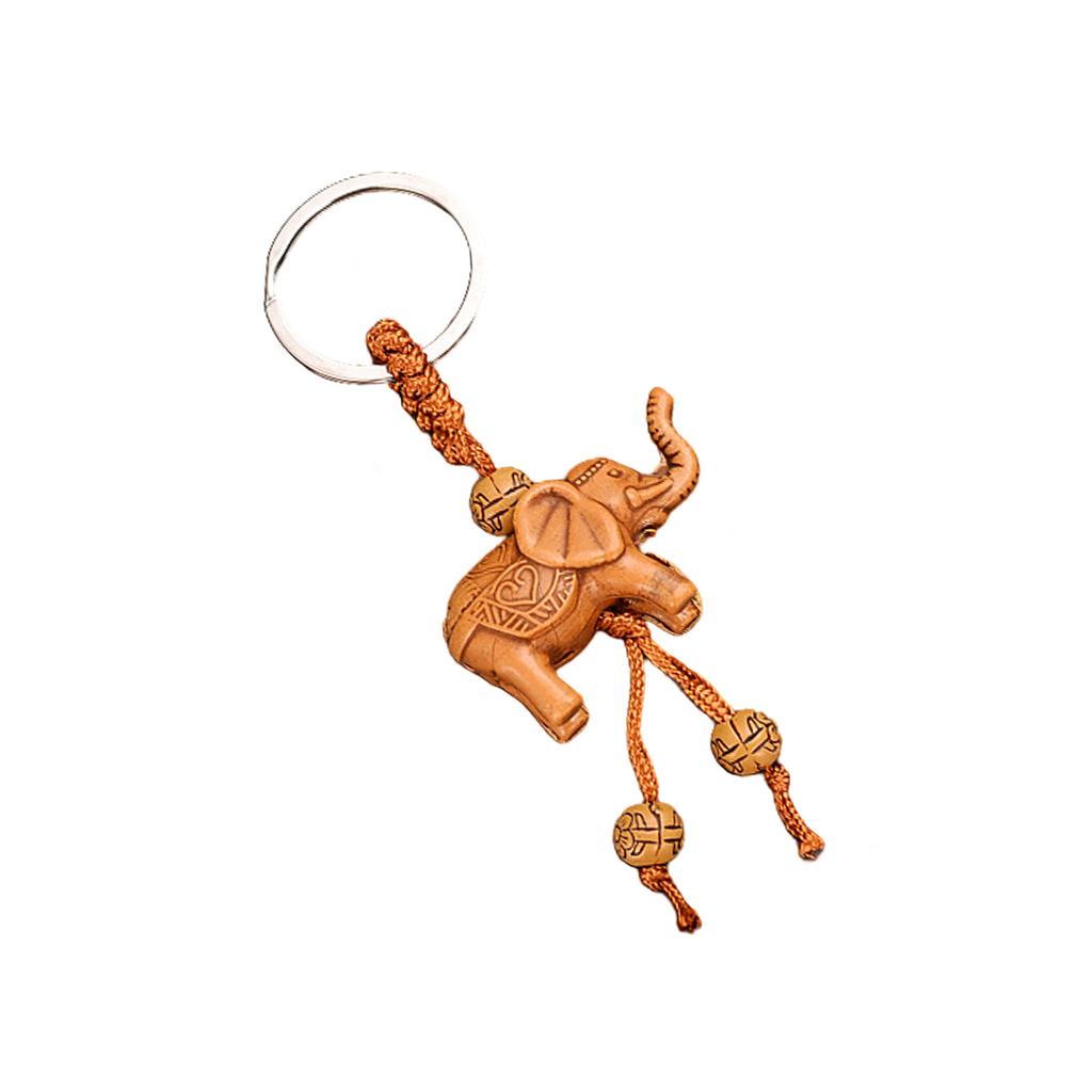 Kreativer 3D Elefant Schlüsselanhänger Anhänger Harz Tier Charme Taschenanhänger Dekorationszubehör Für Schlüssel Taschen Geschenke