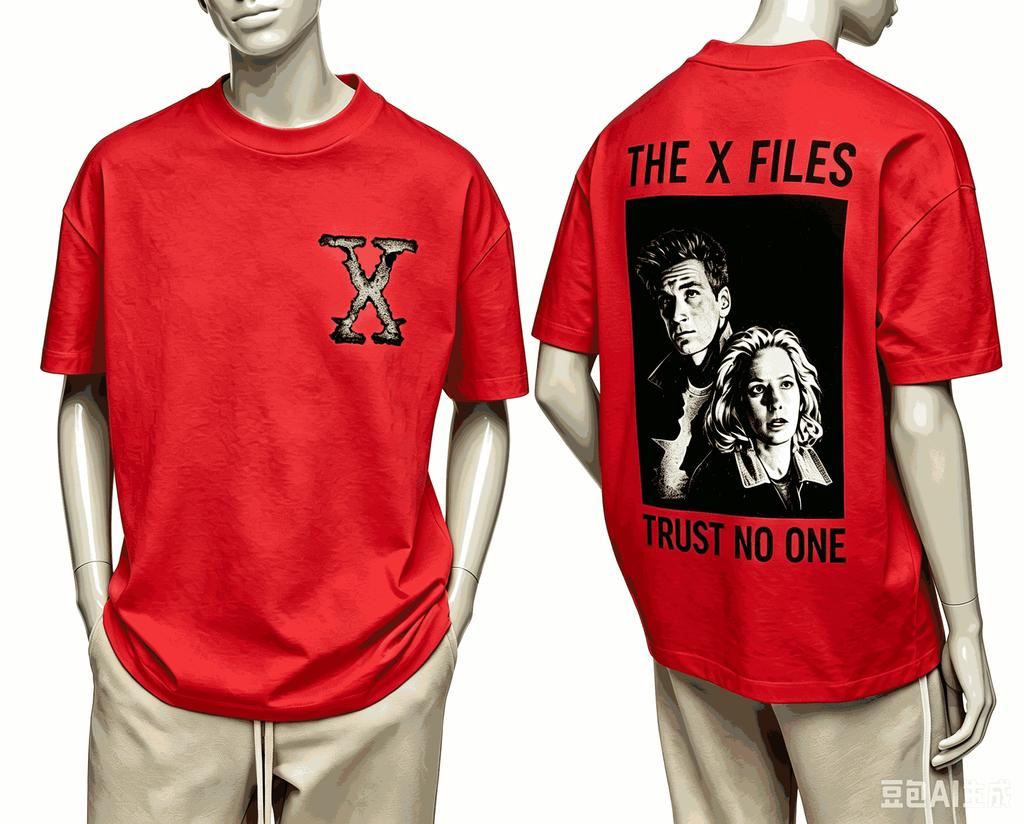 Die Xfiles Für Fan Geschenk T-Shirt Unisex Unisex Harajuku Oversized Unisex Kurzarm Streetwear Hohe Qualität Paare Klassisch Weich